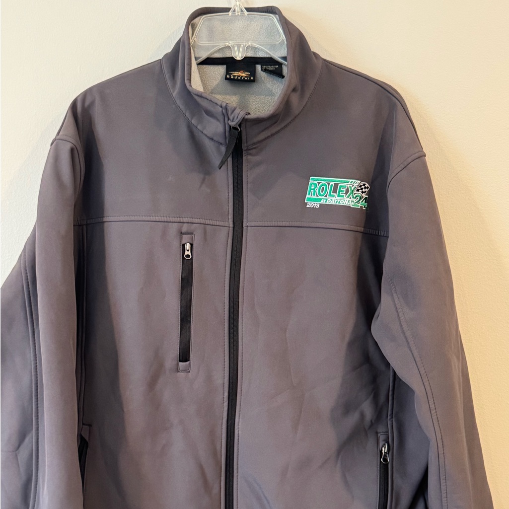 Vintage Rolex At Daytona 2013 Soft Shell Jacket Gray Size Xl Vintage Rolex At Daytona 2013 Soft Shell Jacket Gray Size Xl